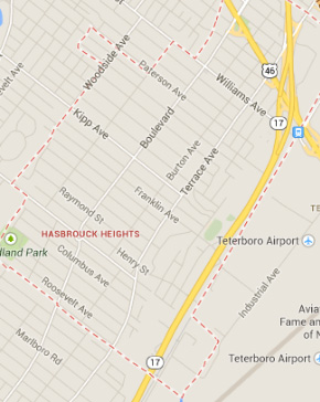 map of hasbrouck heights NJ