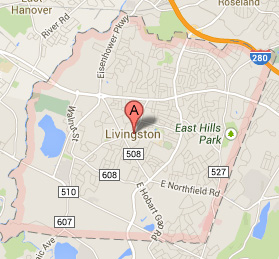 map of livingston NJ