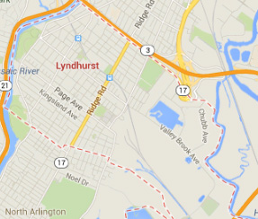 map of lyndhurst NJ